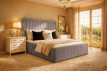Grey-plush-velvet