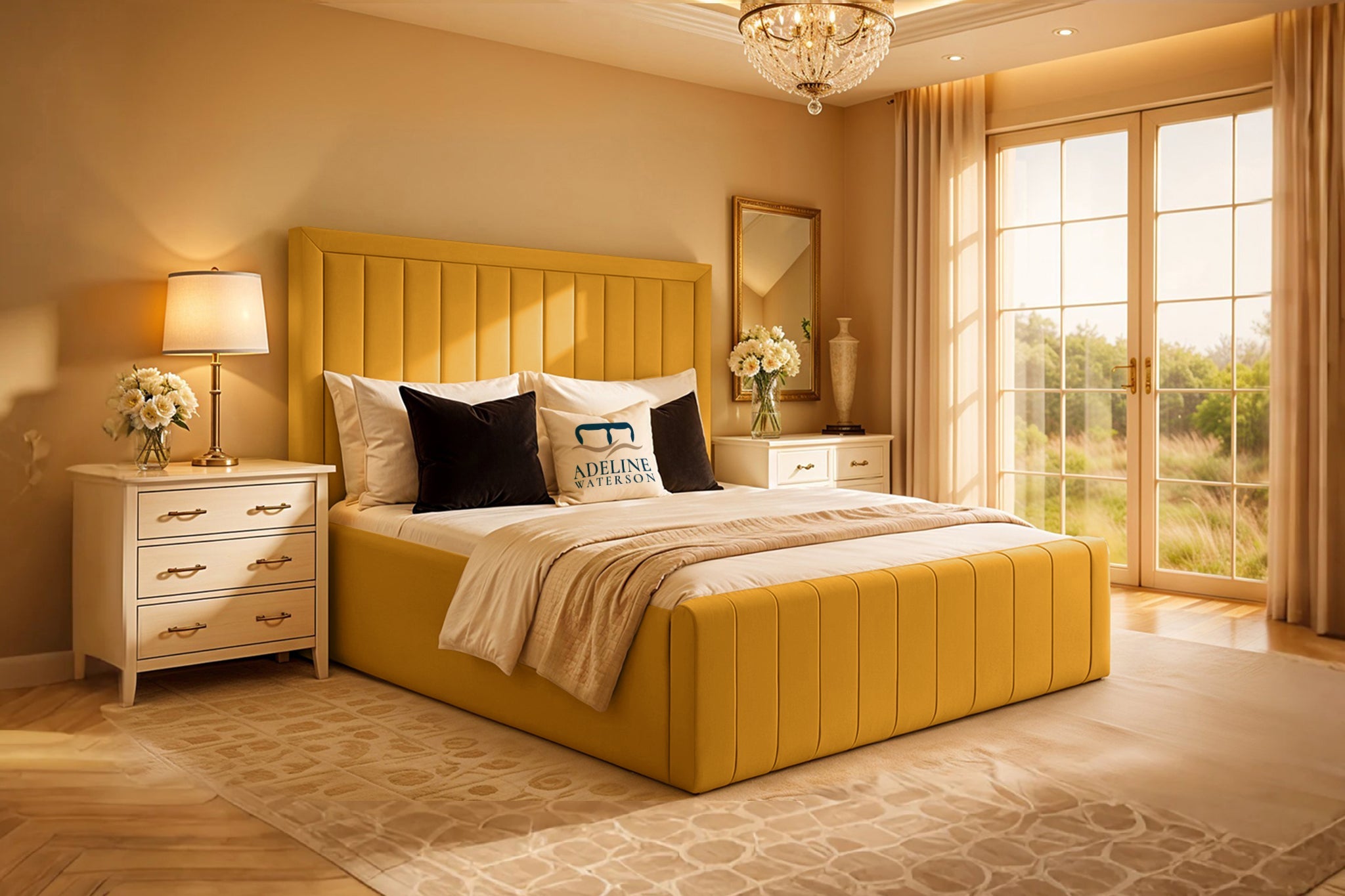 Mustard-plush-velvet