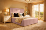 Pink-plush-velvet