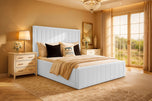White-plush-velvet