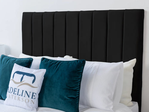 Kingston Vertical Channel Wingback Floor Standing Headboard