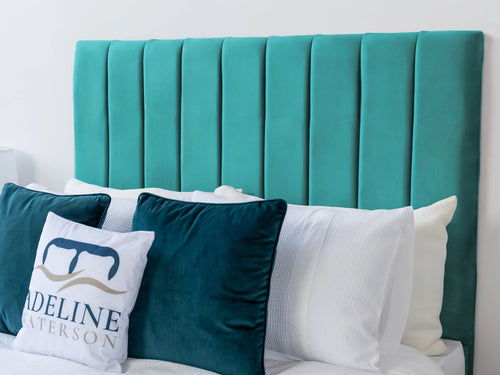 Kingston Vertical Channel Wingback Floor Standing Headboard