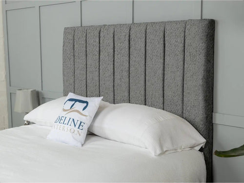 Kingston Vertical Channel Wingback Floor Standing Headboard