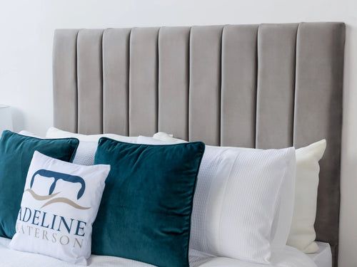 Kingston Vertical Channel Wingback Floor Standing Headboard