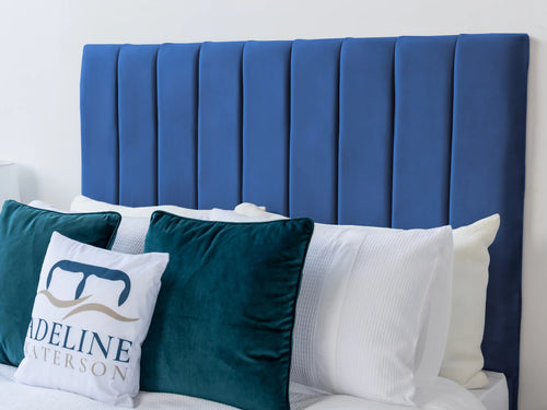 Kingston Vertical Channel Wingback Floor Standing Headboard