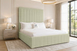 The Linton Slim Channel Bed in Almond Coniston