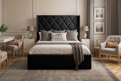 Black-plush-velvet