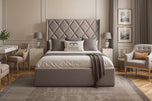 Grey-plush-velvet