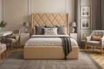 Beige-plush-velvet
