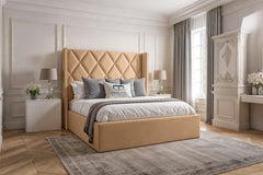 Beige-plush-velvet