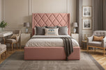 Pink-plush-velvet