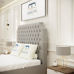 Oxford Signature Bed - Silver - Adeline Waterson