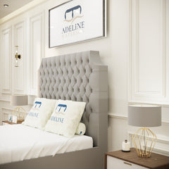 Oxford Signature Bed - Silver - Adeline Waterson
