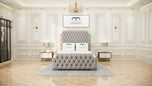 Oxford Signature Bed - Silver - Adeline Waterson
