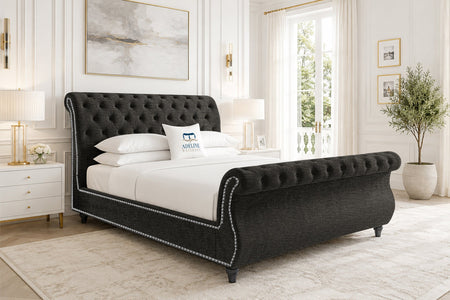Charcoal Chenille