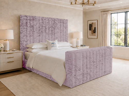Prestige Column Grand Storage TV Bed Set with End Lift – 48" Floor Standing Headboard
