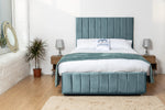 Richland Divan Bed - Charcoal Chenile - Adeline Waterson