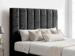 Sarah upholstered bed - Graphite Dumphries - Adeline Waterson
