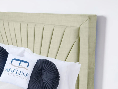 Sunrise Sunburst Channel Floor Standing Headboard