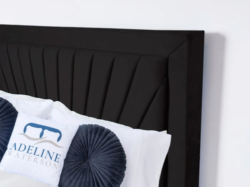 Sunrise Sunburst Channel Floor Standing Headboard