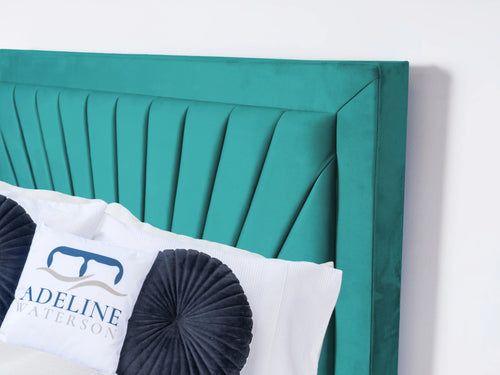 Sunrise Sunburst Channel Floor Standing Headboard