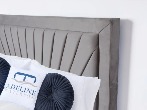 Sunrise Sunburst Channel Floor Standing Headboard