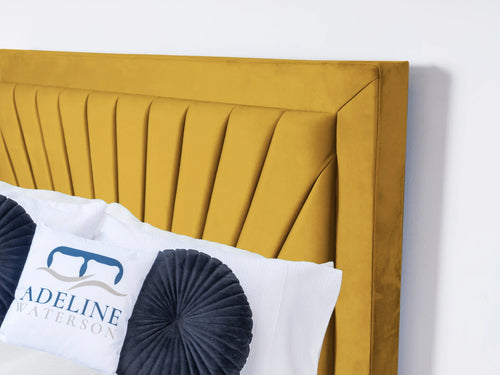 Sunrise Sunburst Channel Floor Standing Headboard