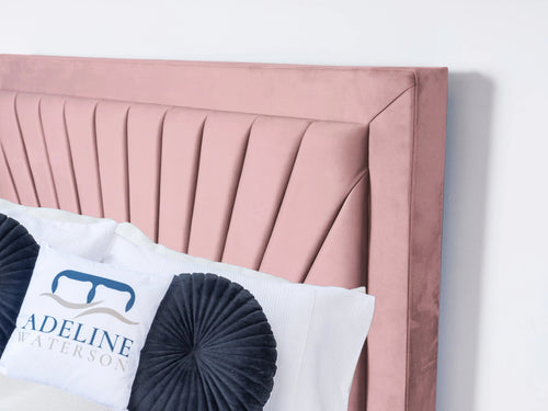Sunrise Sunburst Channel Floor Standing Headboard