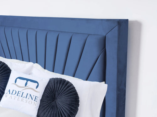 Sunrise Sunburst Channel Floor Standing Headboard