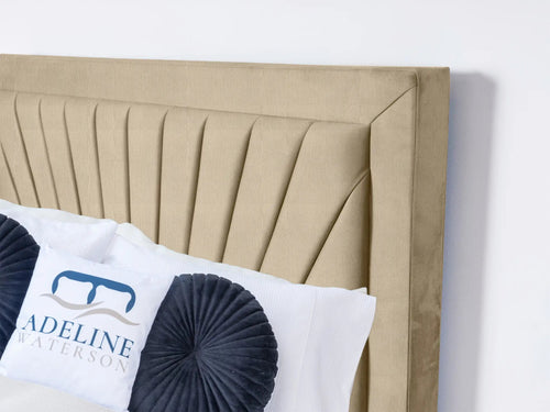 Sunrise Sunburst Channel Floor Standing Headboard
