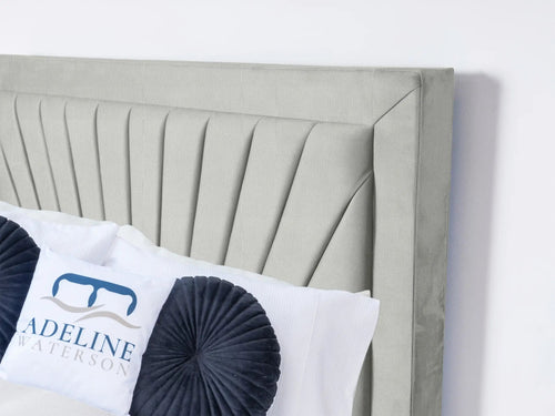 Sunrise Sunburst Channel Floor Standing Headboard
