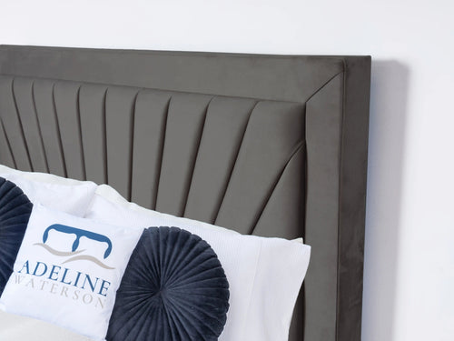 Sunrise Sunburst Channel Floor Standing Headboard