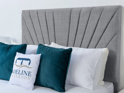 Sunset Sunburst Channel Floor Standing Headboard