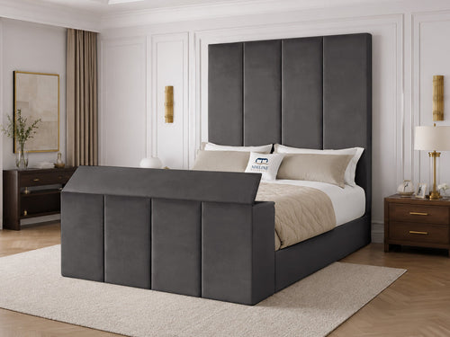 Marquee Panel TV Bed – 48" Headboard