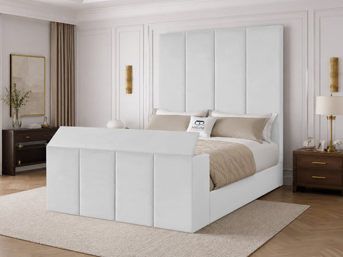 Marquee Panel TV Bed – 54" Headboard