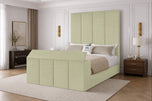 Almond Marquee Panel Storage TV Bed 60"