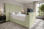 Almond Palazzo Grand Wing Storage TV Bed 60"