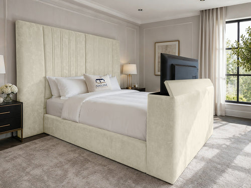Palazzo Grand Wing TV Bed – 60" Headboard