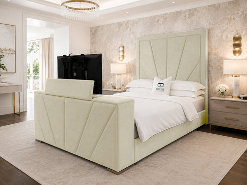 Prism Diagonal TV Bed – 48" Headboard