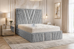 Grey Crushed Velvet