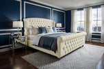 Cream Plush Velvet