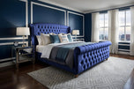 Royal Blue Plush Velvet