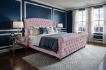 Pink Crushed Velvet