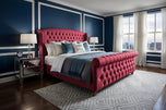 Maroon Plush Velvet