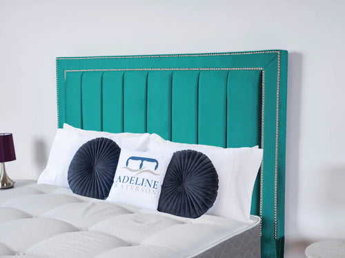 Winchester Studded Vertical Channel Floor Standing Headboard