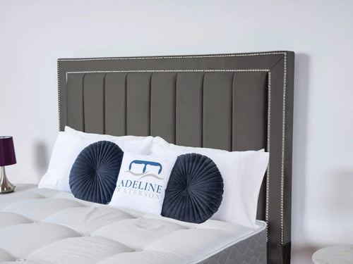 Winchester Studded Vertical Channel Floor Standing Headboard